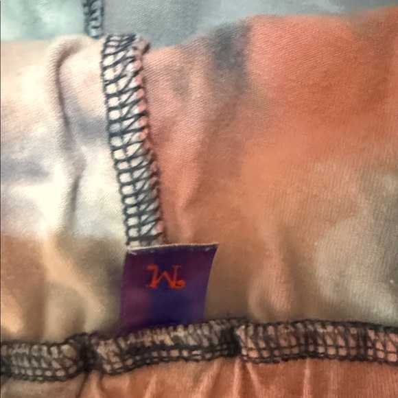 Source Unknown Tie-Dye Athletic Shorts - Pink and Blue - Picture 3 of 3